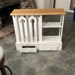 Wooden Wine Rack And Bar