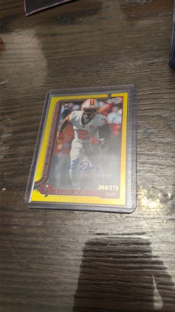 Topps chrome Emeka egbuka certified autograph issue 068/275