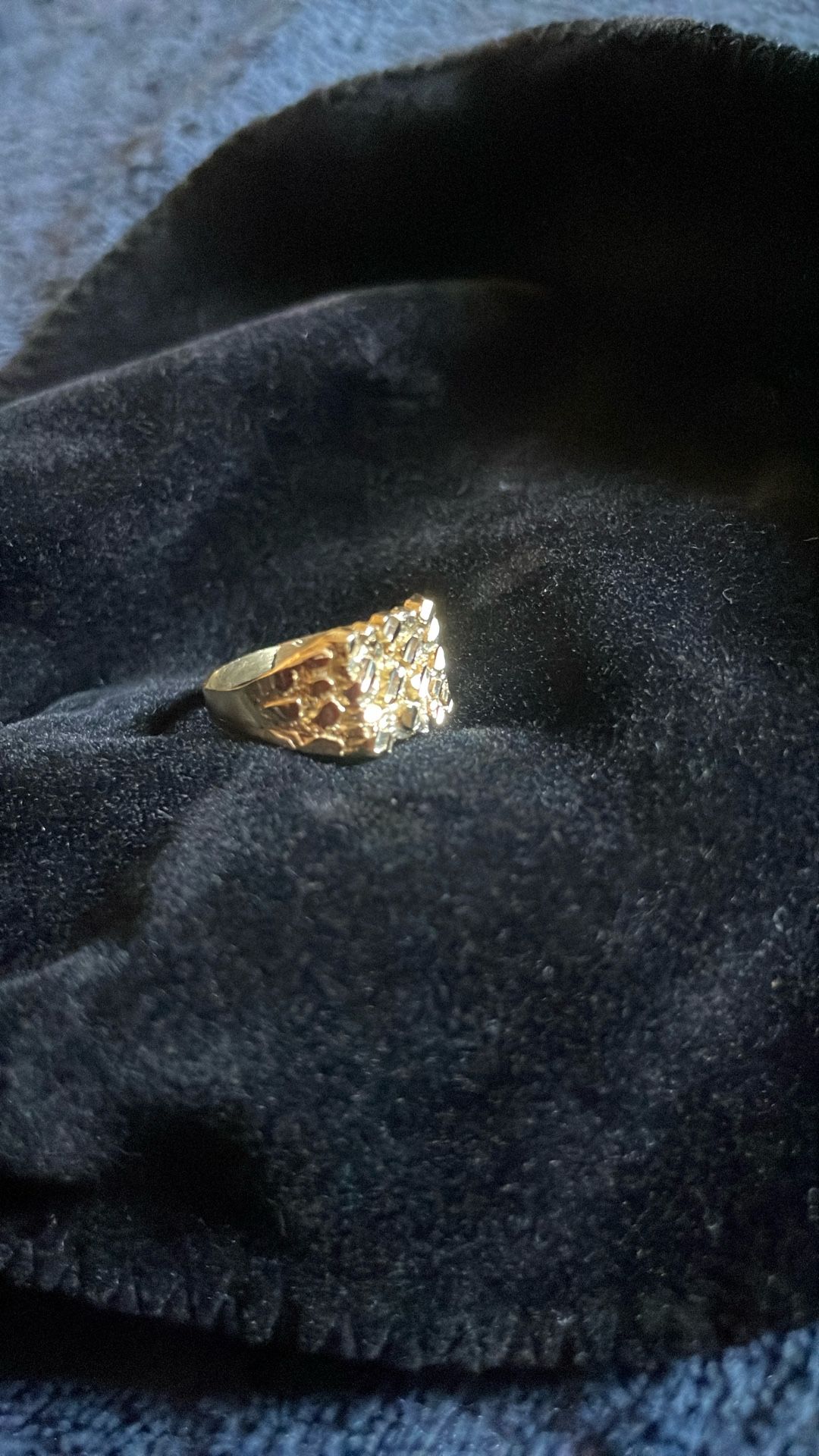 Gold Nugget Ring
