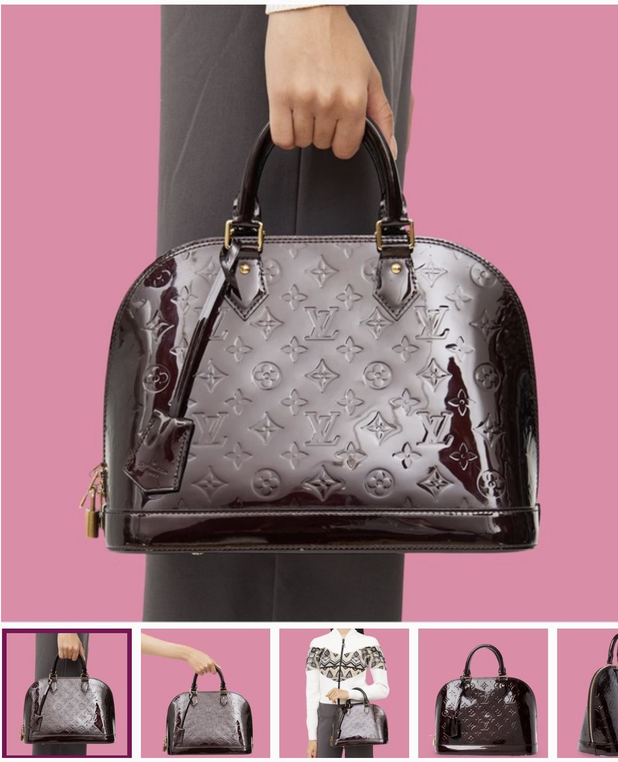 Authentic Alma PM Louis Vuitton - w/ F.S. Wallet
