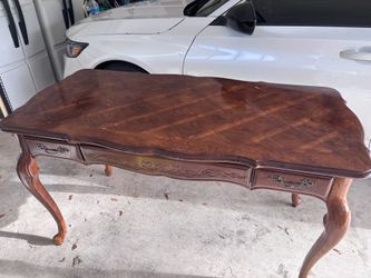 Wood Console Table