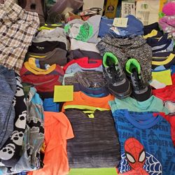Boys Clothes 5, 6 And Some 7, Each.  5 To 8 Pm Today