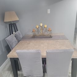 Marble Table Set