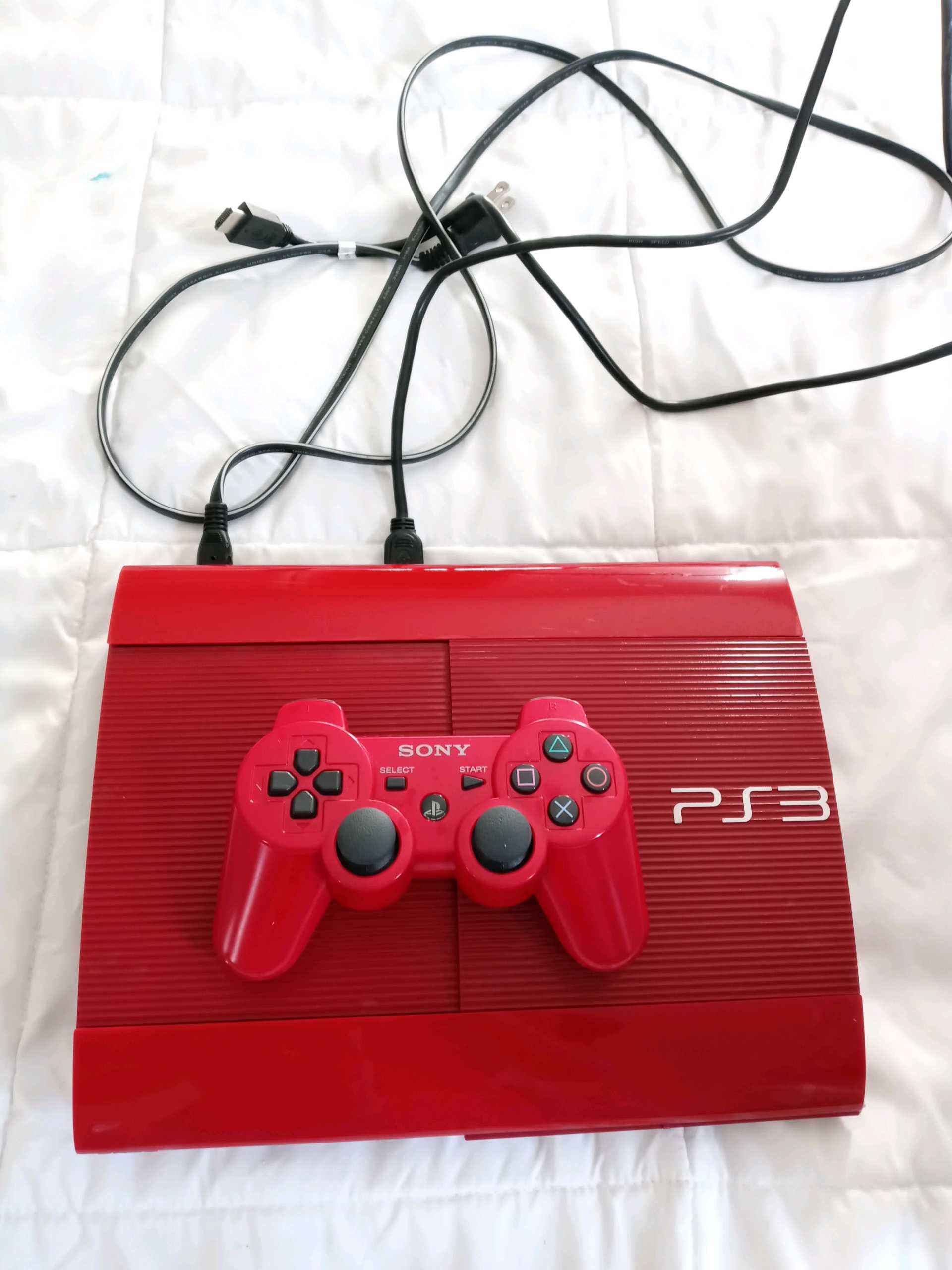 Ps3 red and all games