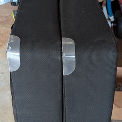 Two Twin XL Size Box Springs - Black