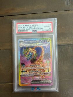 PSA 10 Alolan Exeggutor ex #242 Special Illustration Rare Pokémon Card