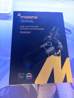 MAONO PD200X USB/XLR DYNAMIC MICROPHONE- BLACK