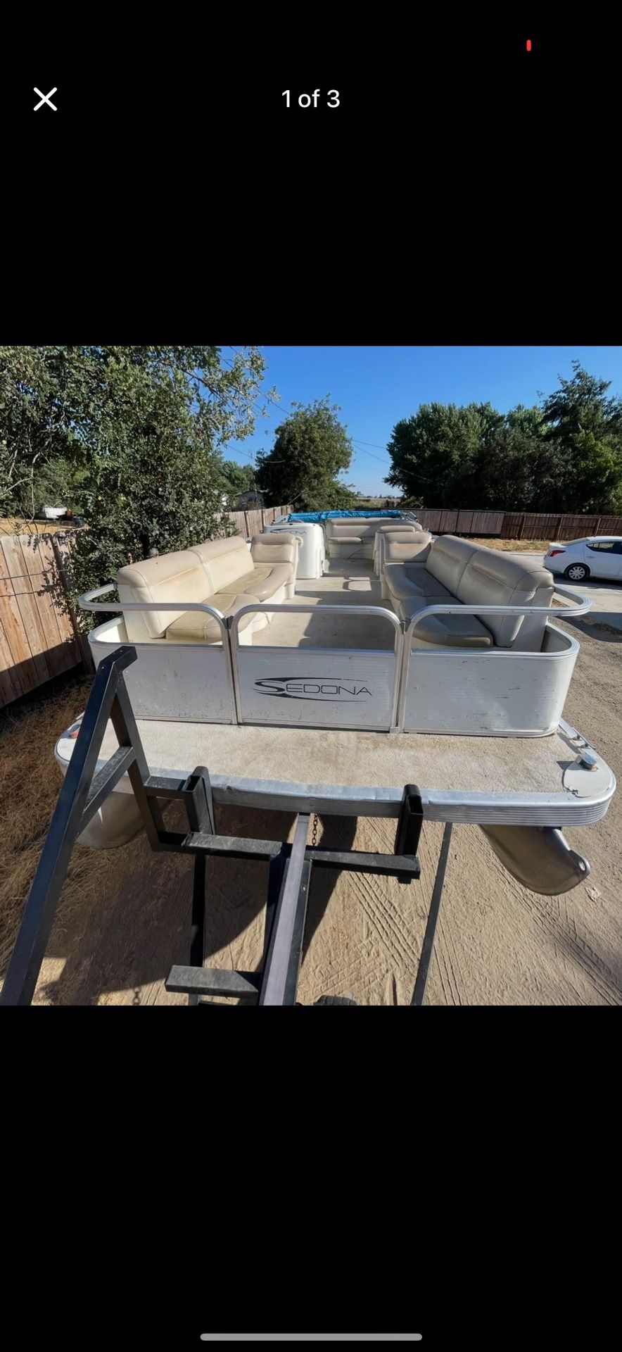 2008 BENNINGTON SEDONA 4 STROKE 24 FEET