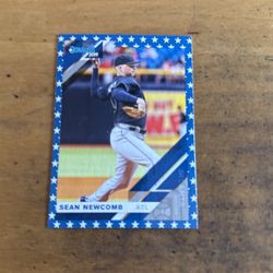 2019 DONRUSS SEAN NEWCOMB BLUE STARS CARD