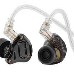 Linsoul KZ ZS10 PRO 2 In Ear Monitor IEM, 1DD+4BA Hybrid Wired Earbuds