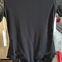 Black Sheer Bodysuit 