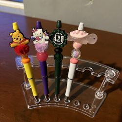 Beaded Pens & Keychain 