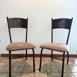  2 Microsuede Chairs