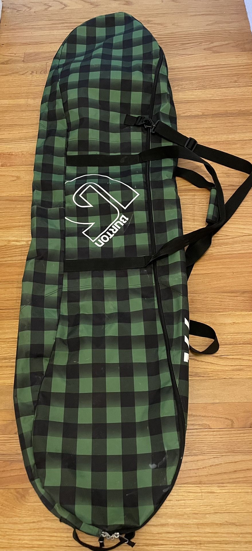 Burton 166 Snowboard Travel Bag (67” Length) - Green & Black Plaid