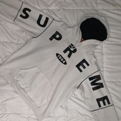 Supreme 1994 Spread Logo Hoodie White - Men (Size L)