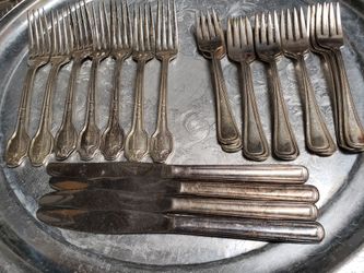 Silver Knifes And Forks OVER 300 PIECES