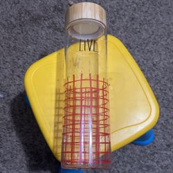 Rae Dunn Glass  Bottle 