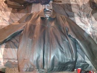 XXL lambskin leather jacket