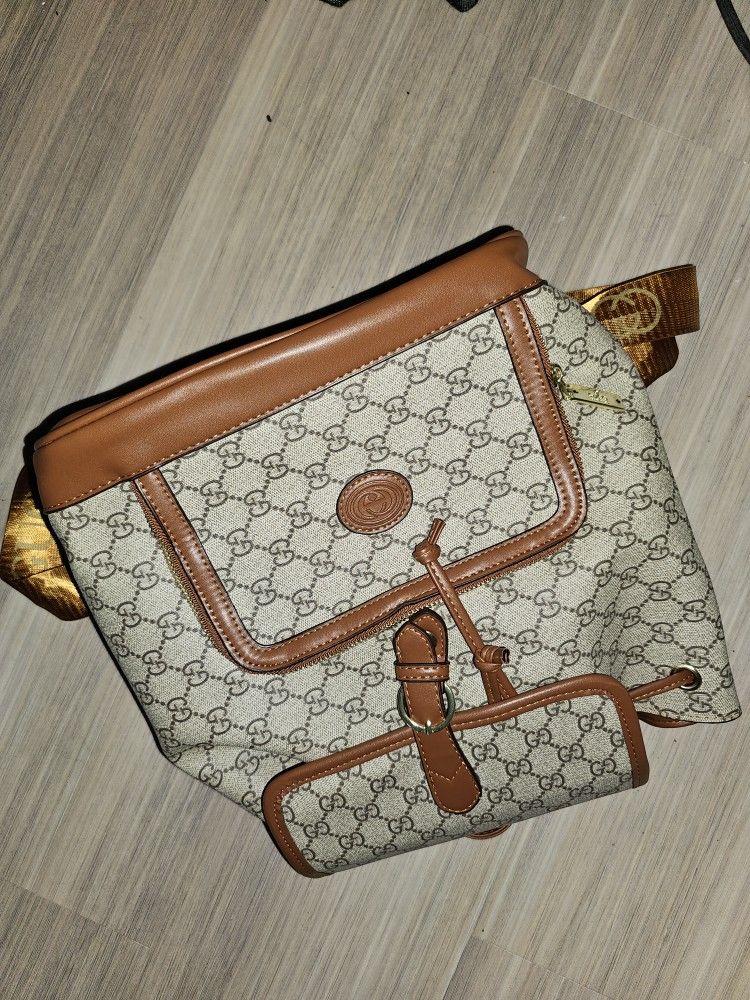 Gucci Backpack Purse With Adjustable Strap