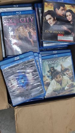 Blu Ray and DVDs for sale - over 200 total