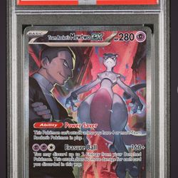 Team Rockets Mewtwo Ex #231 PSA 7