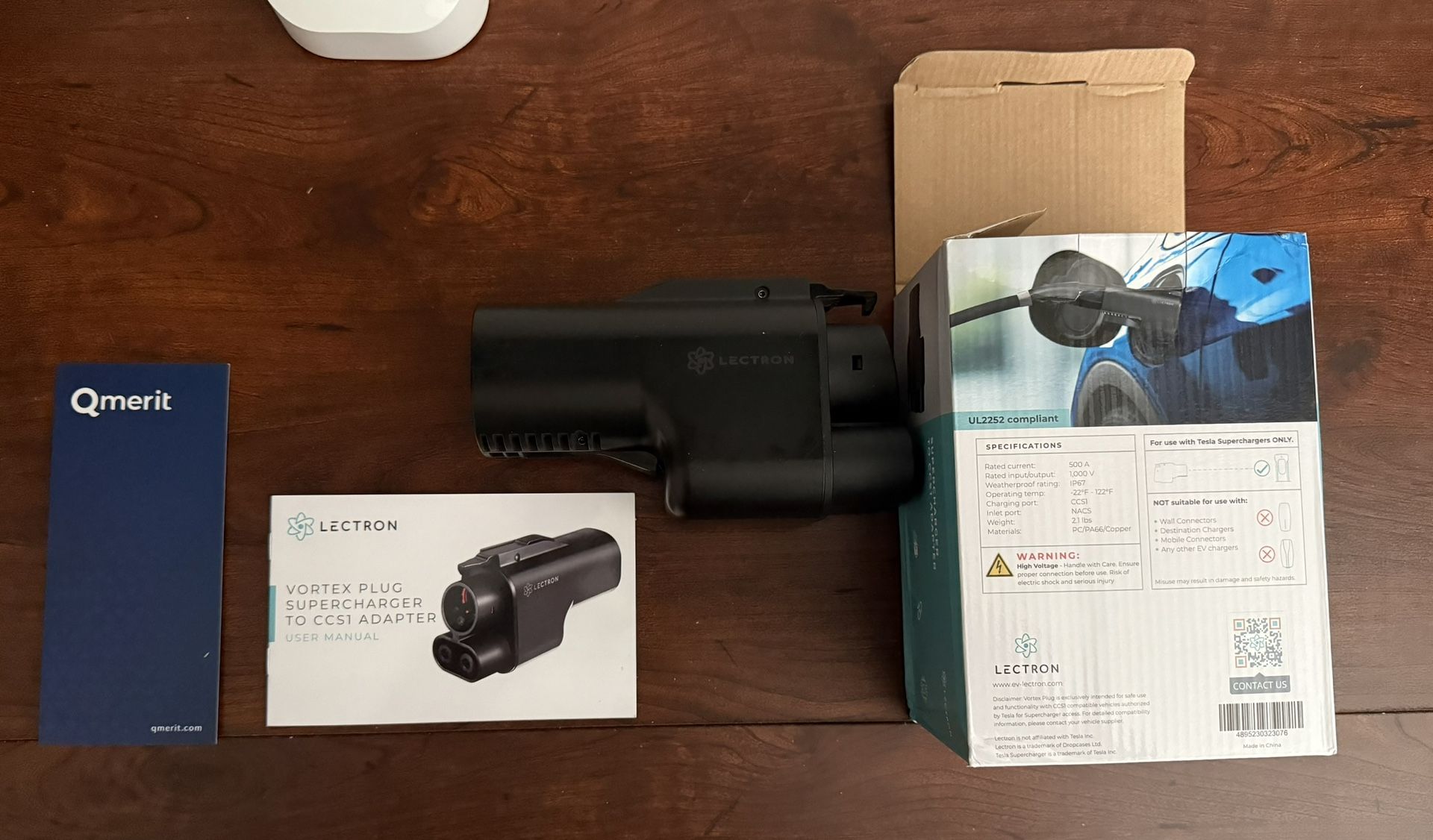 Lectron NACS to CCS EV Charging Adapter | Vortex Plug | 500A | 1,000V