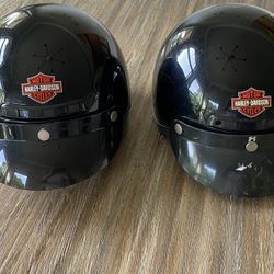 Two Motorcycles Helmets 