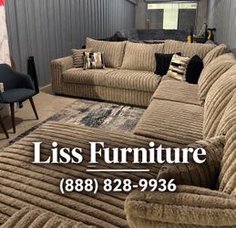 OVERSIZED Couch ON-SALE - Brand NEW | Black, White, Grey, Brown, Mocha, & Blue Colors Available