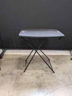 Compact Dark Gray Rectangular Folding Tray
