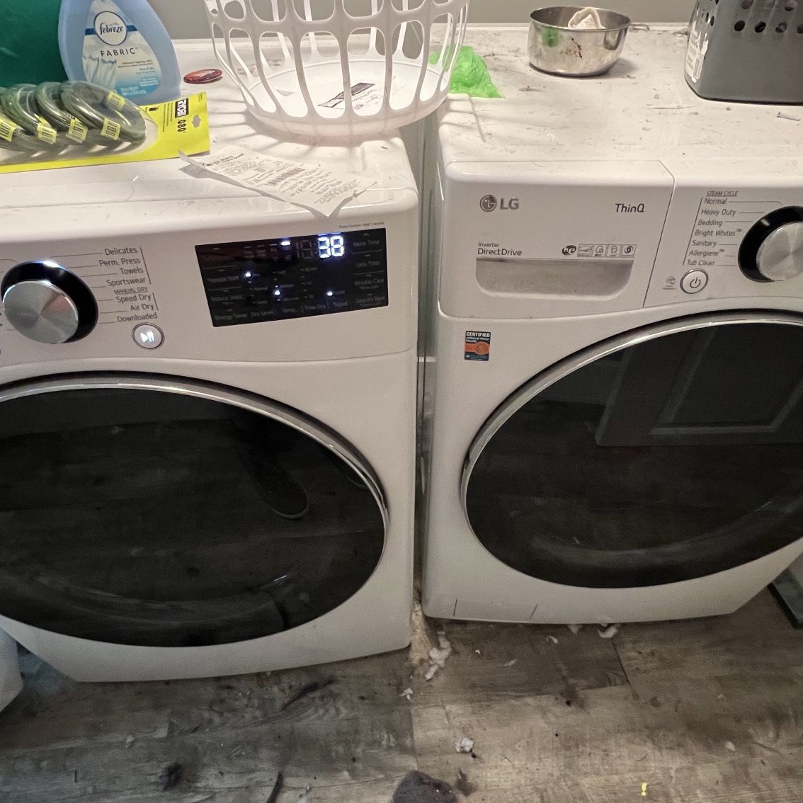LG Washer and Dryer Turbo washer Steam