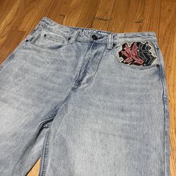 Ninth Hall Ambush Light Blue Wash Loose Fit Jeans