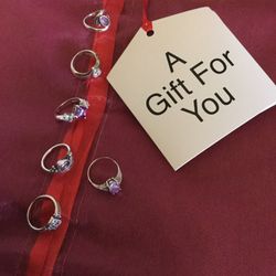 SILVER rings 🌸💕 Sterling Silver 💍 size #5