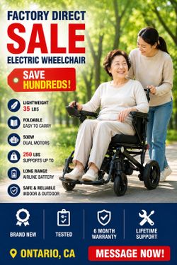 Give Your Loved Ones More Freedom  Because They Deserve the Best.  A safe, comfortable and reliable electric wheelchair designed for seniors.
