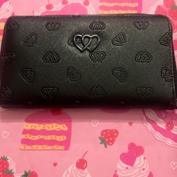 New Betsy Johnson, black wallet