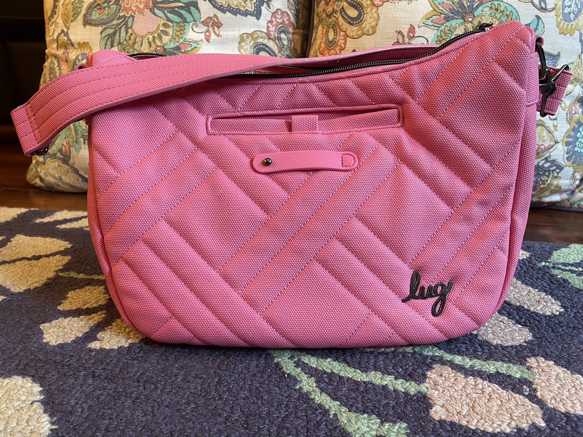 Lug Brand Pink Shoulder Bag/ Purse Like New