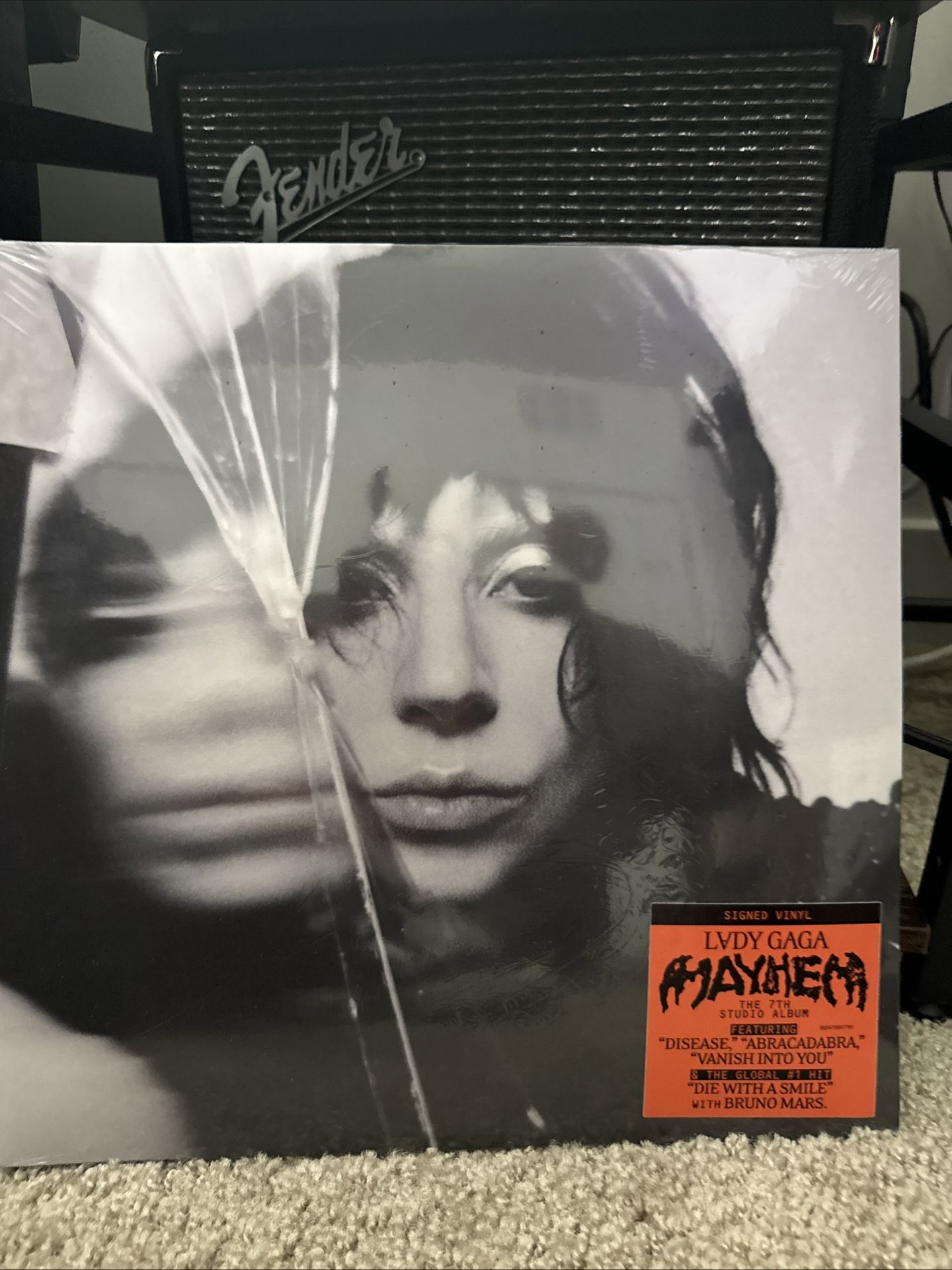 Lady Gaga Mayhem signed Vinyl