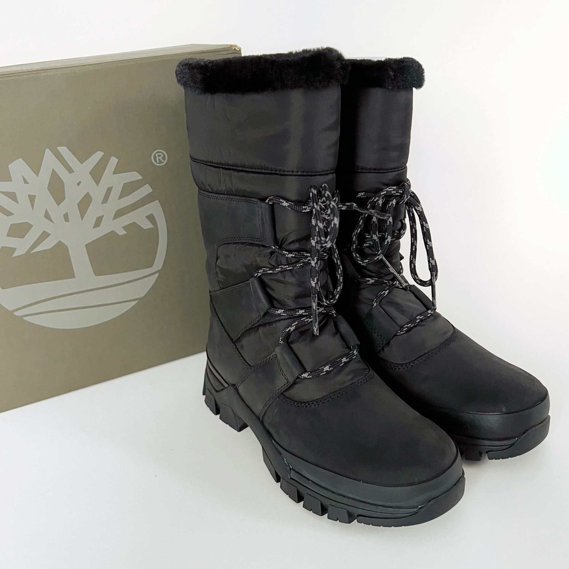 TIMBERLAND Jenness Falls WP Insulated Boots in Black Size 7,5