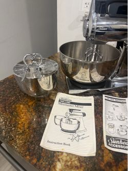 Lknew sunbeam deluxe mixmaster micer