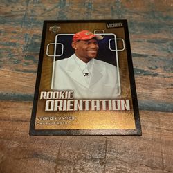 Lebron James Rookie Orientation