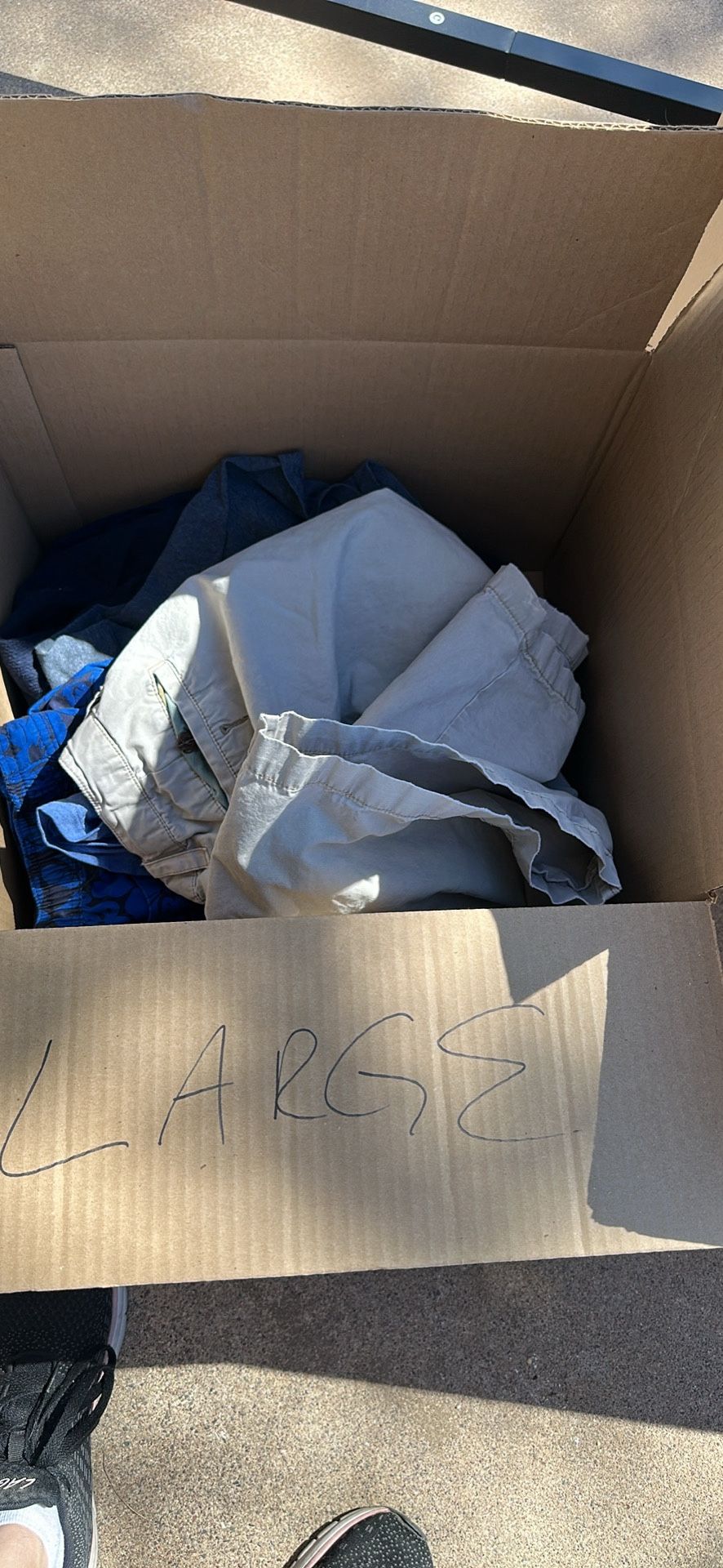 Box Of Men’s Large Clothing