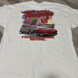 RARE NEW - Tommy's Hamburgers LA California T Shirt Green Graphic Size XXL Vintage