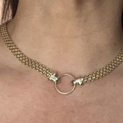 14k Italian Gold Choker/Necklace