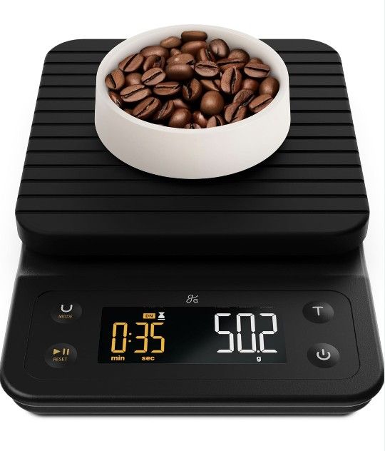Greater Goods 0.1g Precision Coffee Scale with Timer