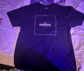 The General New York black t-shirt with white text reading 'THE GENERAL' and 'NEW YORK' inside a white square #newyork #streetwear