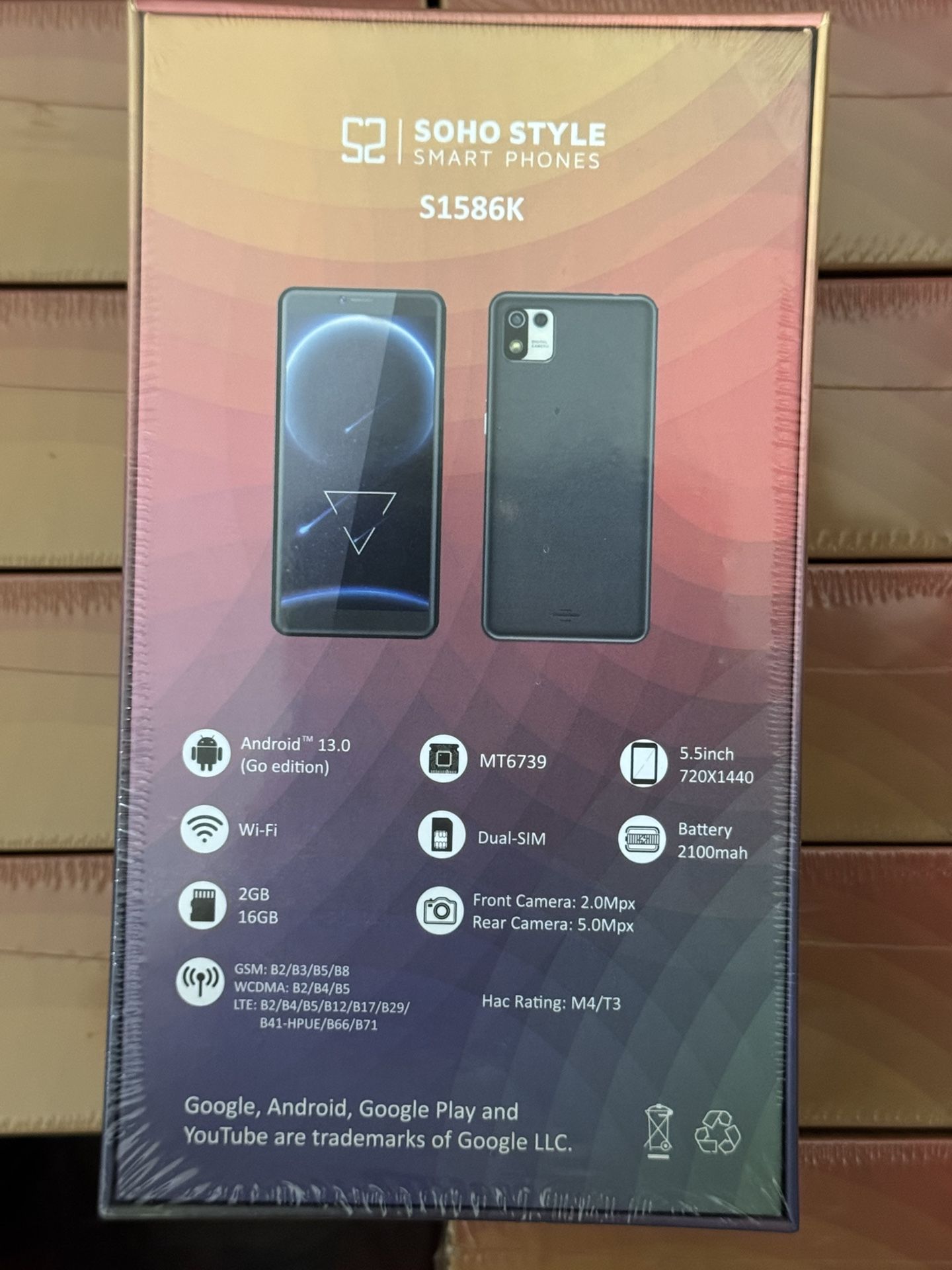 SOHO Style Prepaid Phone *BOX OF 40 PHONEs*