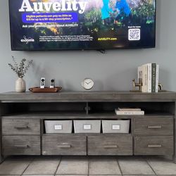 multi-functional TV console or entertainment center 