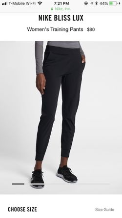 Brand new Nike Bliss Lux training pants