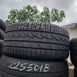 One 255/40/18 Summitomo