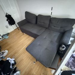 FREE Grey Pullout Couch 