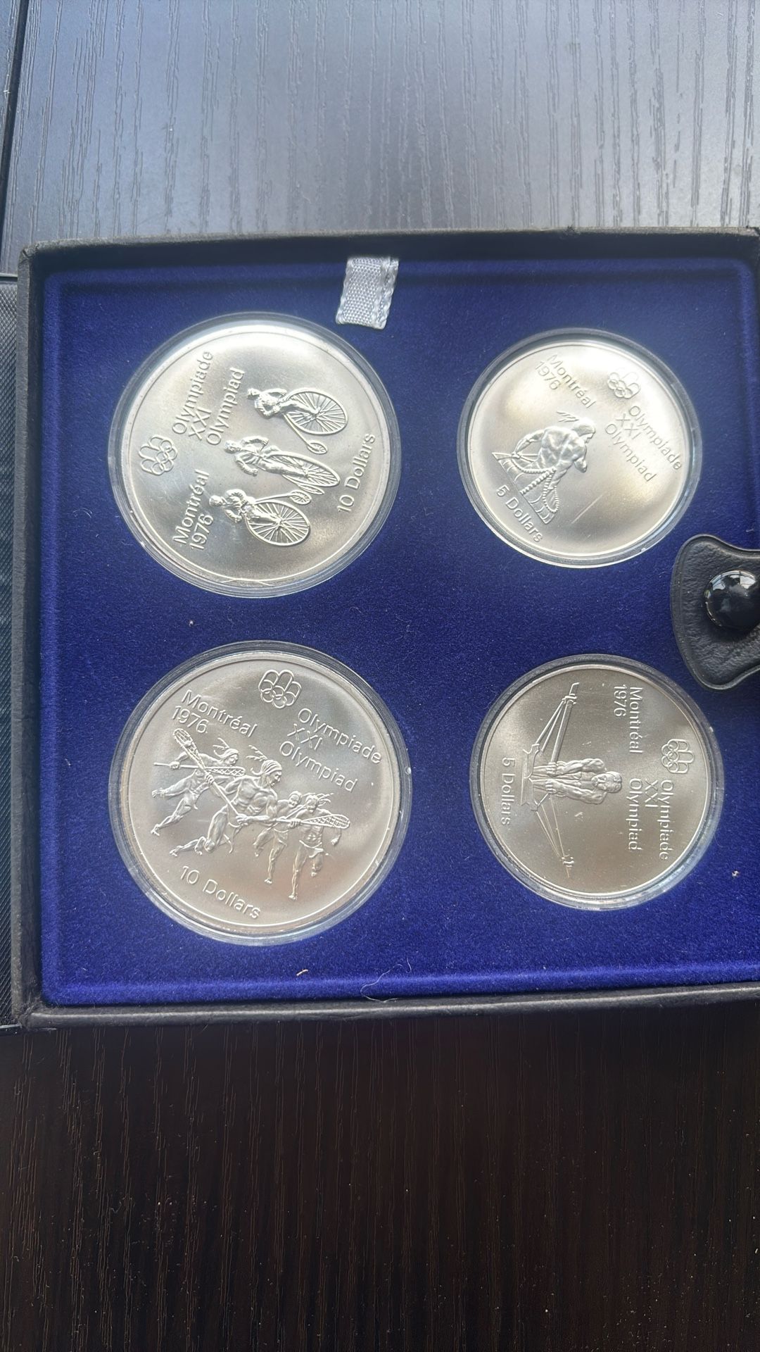 1976 Montreal Olympic Games Silver Set